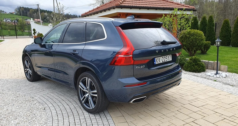 Volvo XC 60 cena 126900 przebieg: 89200, rok produkcji 2017 z Limanowa małe 121